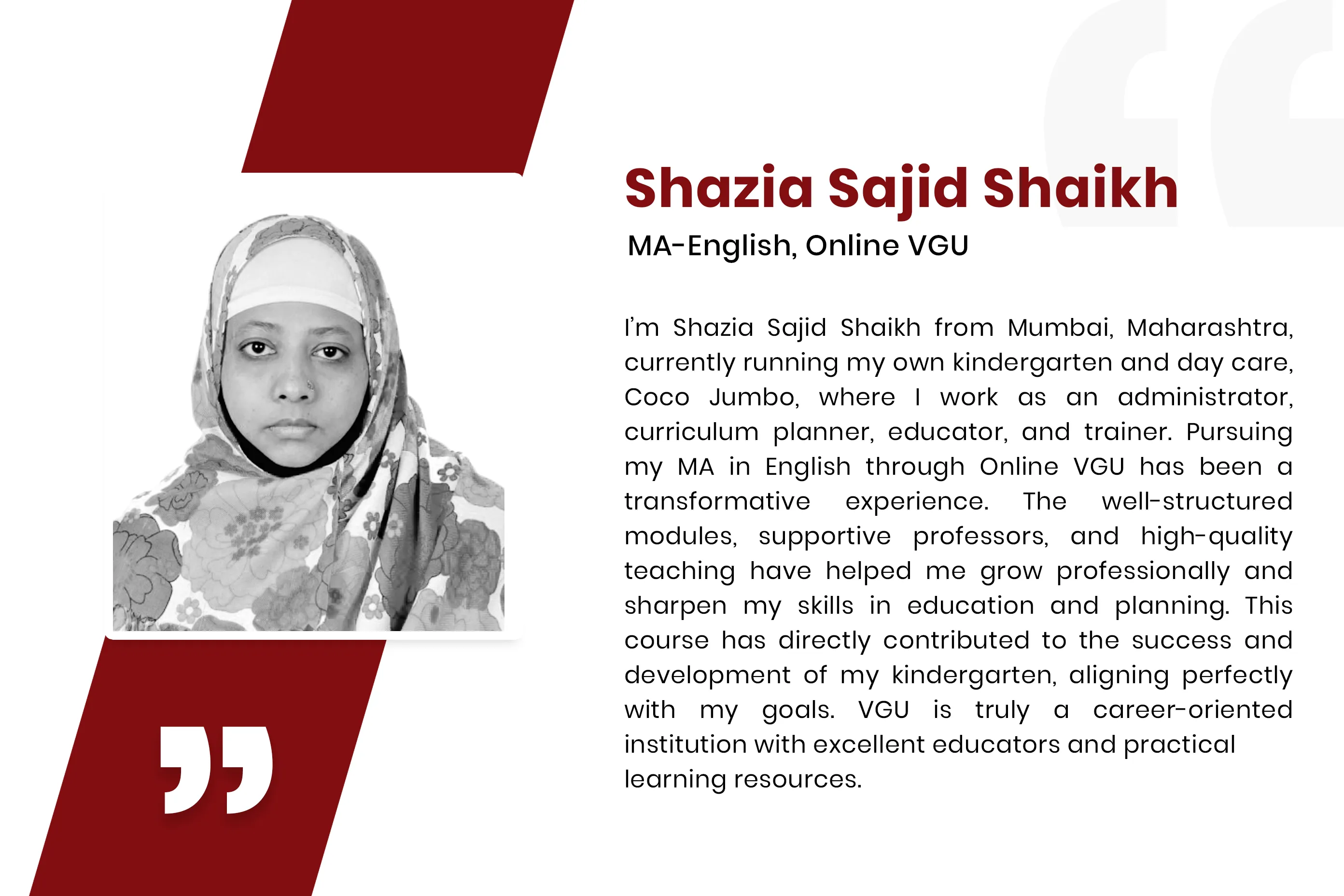 Student Testimonial